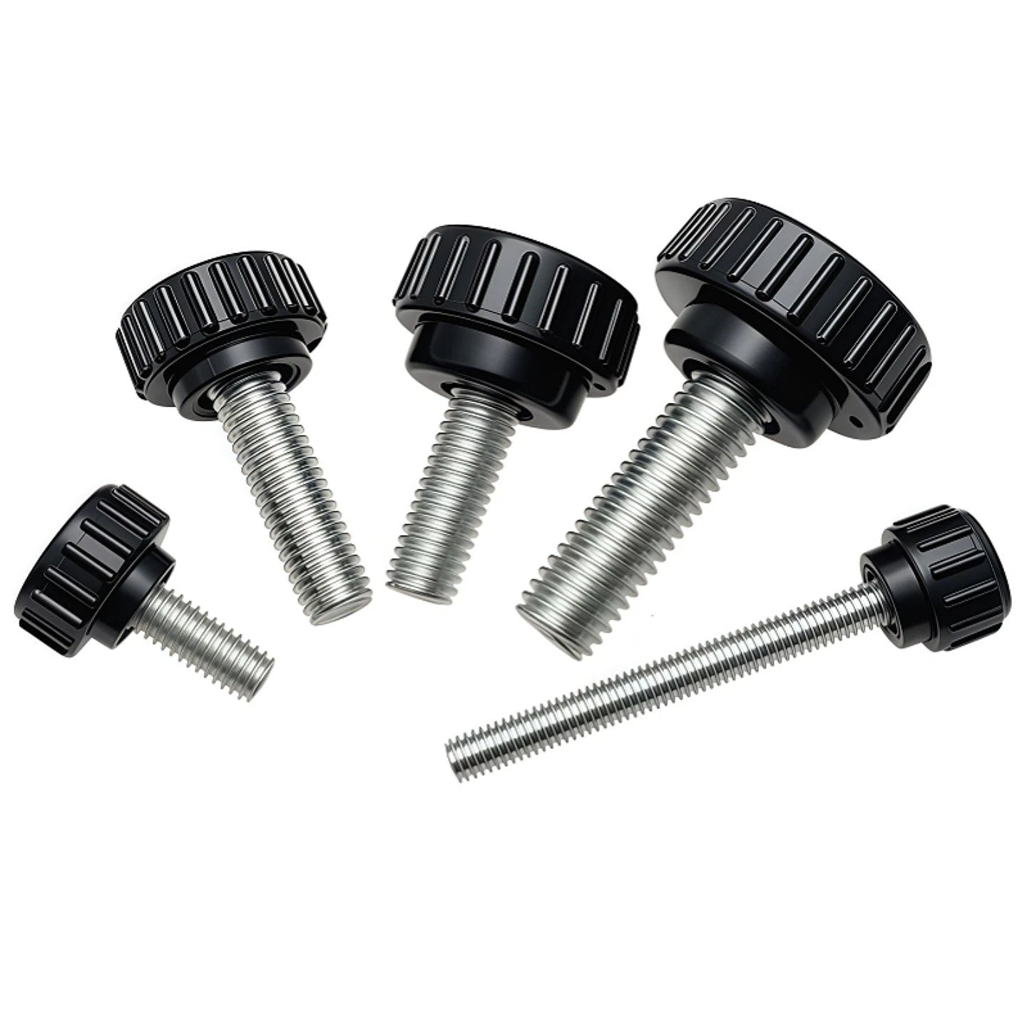 M3-M8 A2/304 Stainless Steel Plastic Knob Thumb Screws Hand Twist DIY Machinery