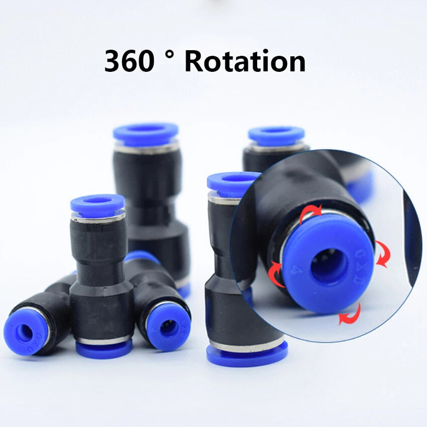 Reducer Straight Push-In Fittings | Pneumatic Tube Connector 4mm–16mm