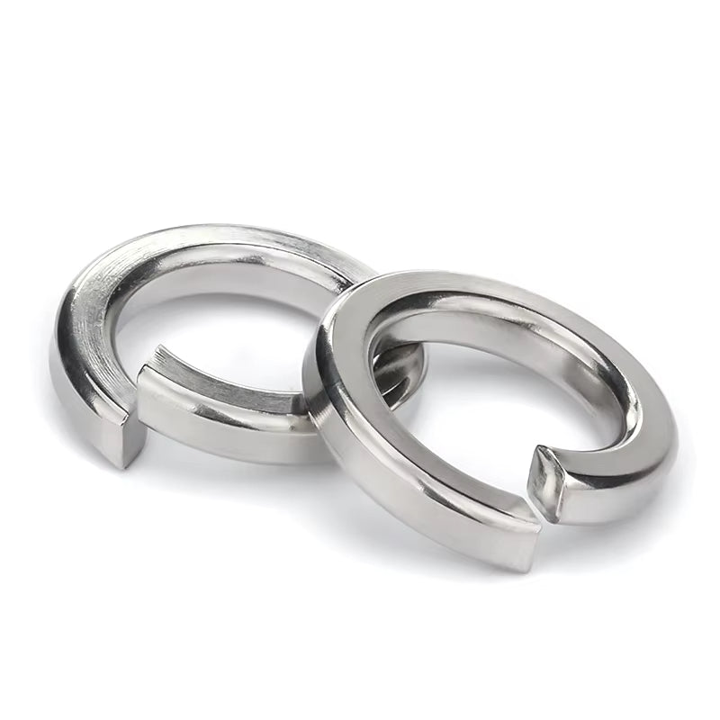 10Pcs Spring Lock Washers Metric Split Lock Washer Set,304 Stainless Steel Lock Washers for Screws Bolts