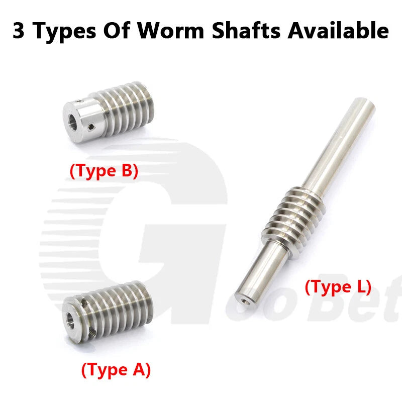Module 1 Steel Worm Shaft Plastic Worm Gear Wheel 15 - 80 Tooth Nylon Precision