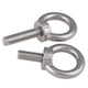304 Stainless Steel Lifting Eye Bolts — M8 to M24, Multiple Lengths