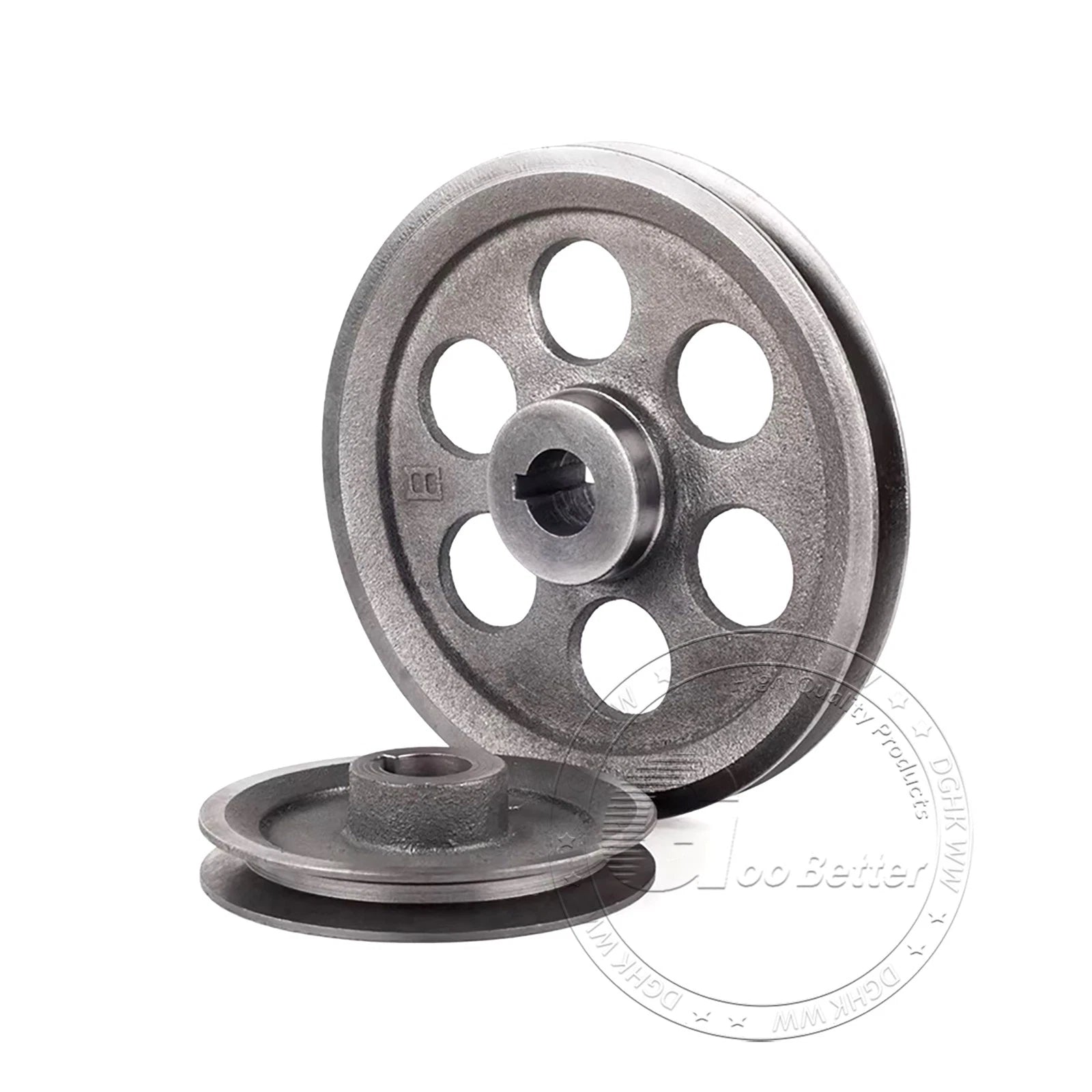 V-Belt Pulley Motor Pulleys Hollow 5-8mm Discs Dia Ø100-300mm For 1A Type Belts