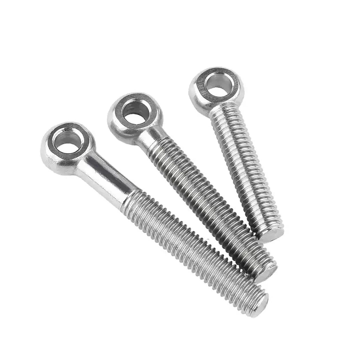Stainless Steel Eye Bolts M5–M20 | DIN 444 Threaded Ring Bolt for Wire Rope & Catenary Hanging - HomeDIYer