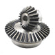 Bevel Gear 1.5-2-2.5-3 Modulus 15-54T Teeth  1:2 Pairing 90° 45# Steel