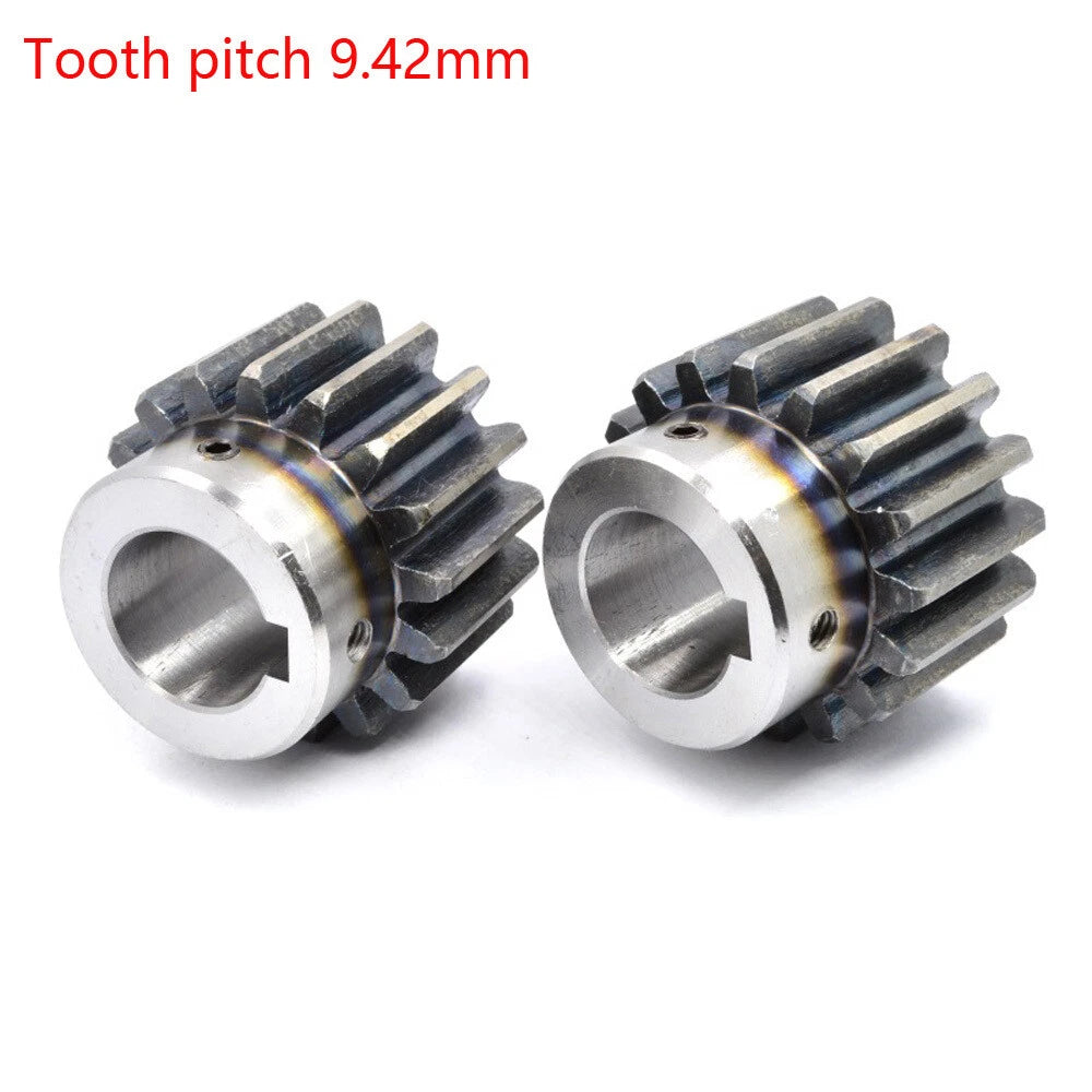 3 Mod 14-30Tooth Spur Gears pitch 9.42mm 45# Steel With Keyway Pinion Motor Gear