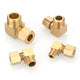 Brass Compression 90° Elbow Fittings for 6–12mm Copper Tube | Ferrule Connector