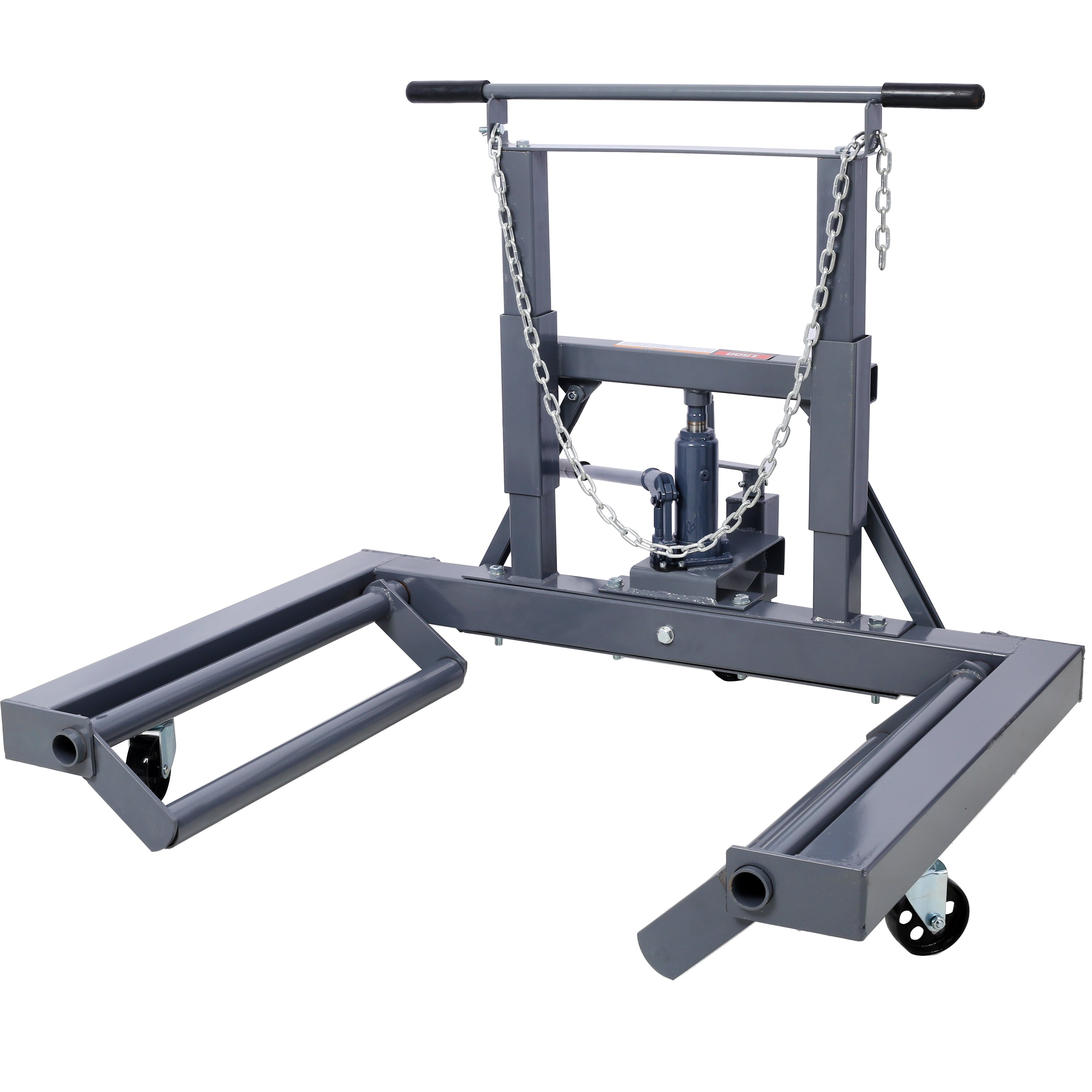1,500 Lb. Capacity, Adjustable Height Dual Wheel Dolly for Large Trucks