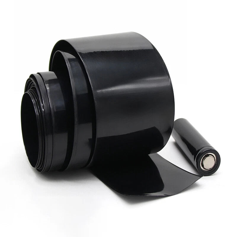 373mm Flat Width Black PVC Heat Shrink Tube for Battery Pack Wrap