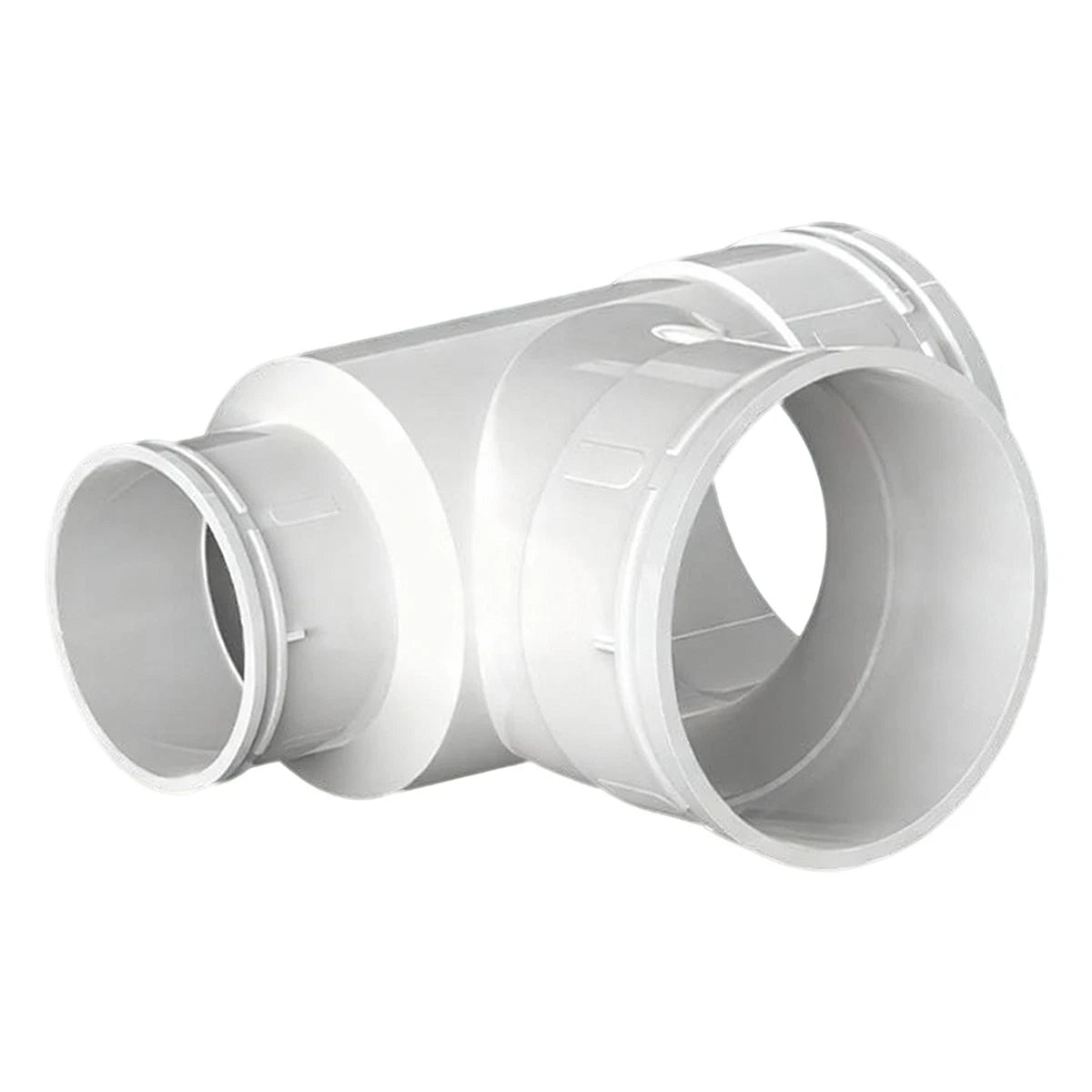 3-Way PVC Drainage Pipe Tee Adhesive Connector Reducer (Bottle shape) Fittings