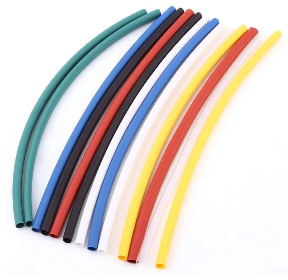 Heat Shrink Tubing 2:1 – 1m Insulated Wire Cable Sleeve, 1–100mm ID, 7 Colors