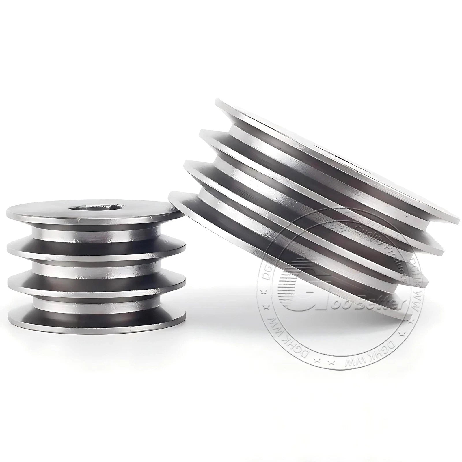 Cast Iron Drive Pulley 3-Groove 3B Flat For V Belt Pulley OD 80mm 90mm - 180mm