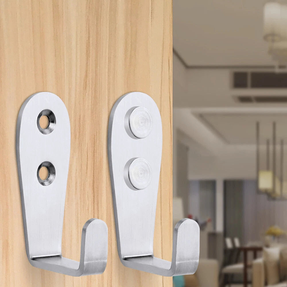 304 Stainless Steel Bathroom Kitchen  Wall Door Holder Hook Hanger Hooks