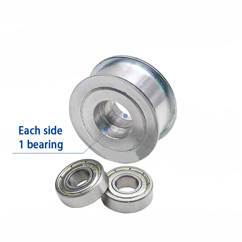 HTD-8M Timing Belt Smooth Tooth Idler Drive Pulley 15 16 20 24 25 30 Tooth