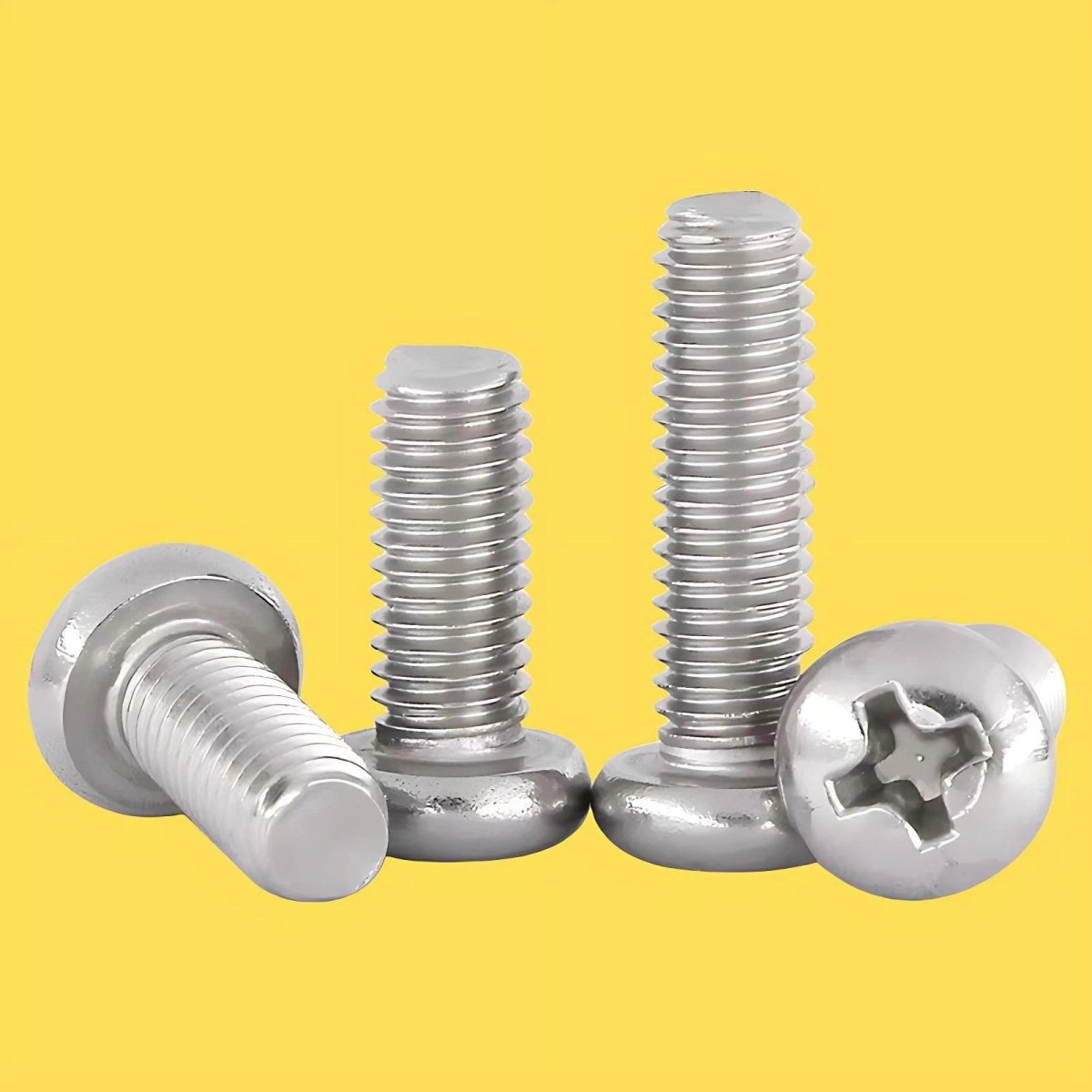 M1.2–M4 Phillips Pan Head Machine Screws A2 Stainless Steel DIN 7985 - HomeDIYer