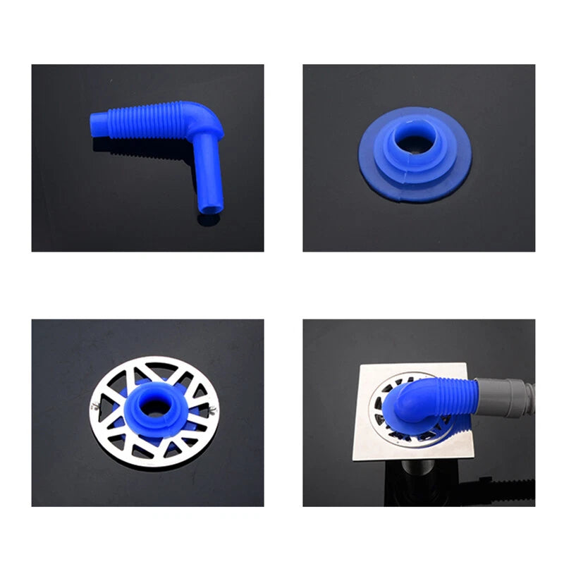 Washing Machine Drain Hose Connector — Y Splitter & Elbow Pipe Fitting Adapter