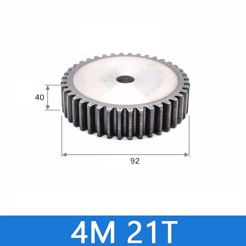 Spur Gears Pinion Gear 1.5/2.5/3/4/5 Mod Transmission Gears 45# Steel Flat Gears