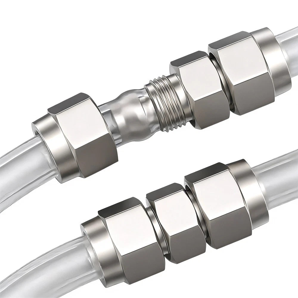 Pneumatic Push-to-Connect Fittings — Straight, Elbow, Tee, Cross & Threaded Types