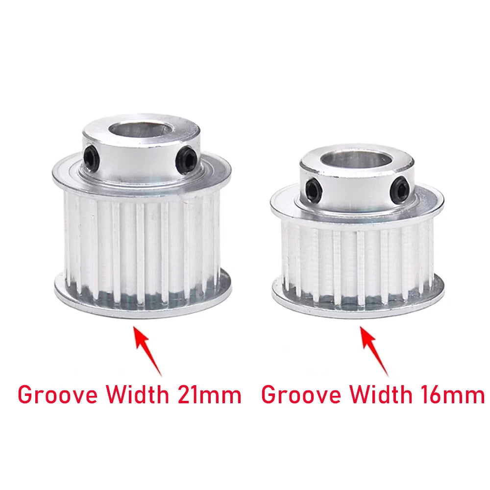 5M 20~26 Teeth Synchronous Wheel Timing Belt Pulley for 15/20/26mm Belt Width