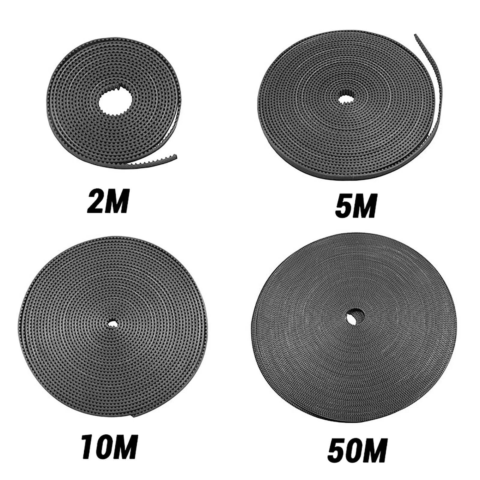 Open-End Timing Belt — 2GT S2M 3M 5M 8M MXL XL L | 6–30mm Wide, Cut to Length