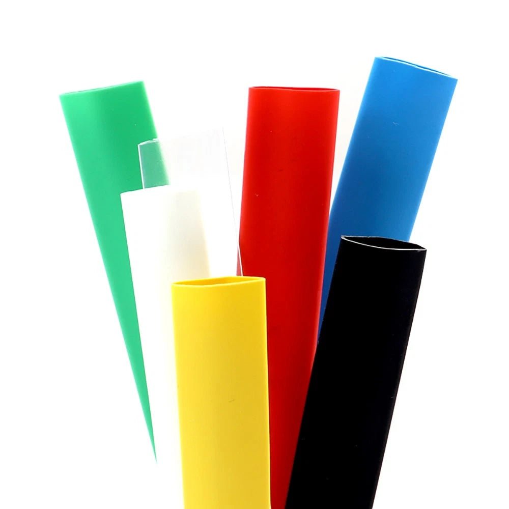 Heat Shrink Tubing 2:1 Ratio — 1 to 210mm Diameter, 7 Colors, Cut - to - Length - HomeDIYer