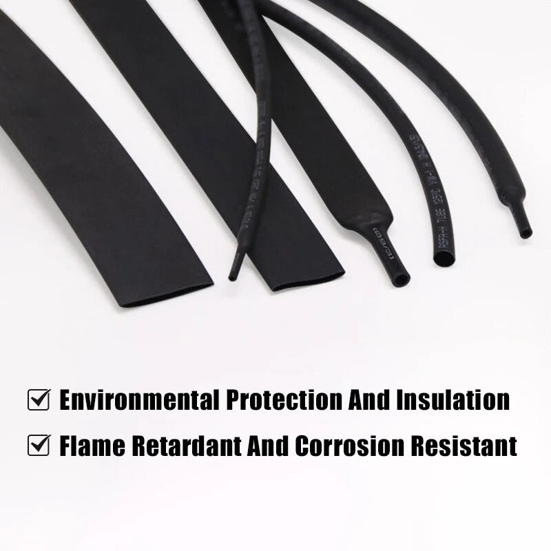 3:1 Heat Shrink Tubing Non-Adhesive — Φ1.5mm to Φ50mm Electrical Wire Sleeving