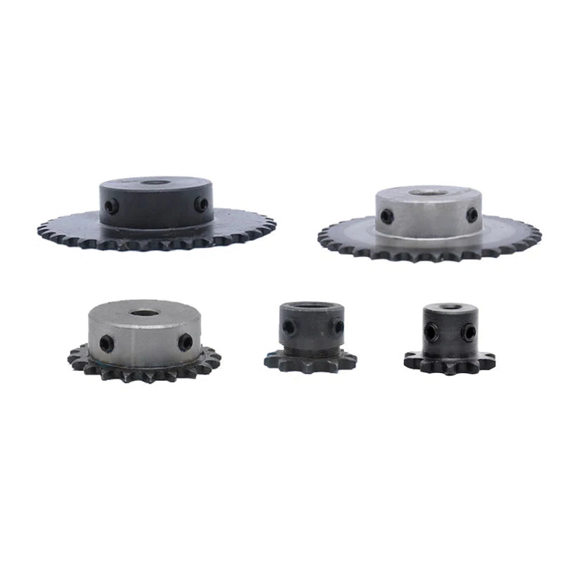 04C Roller Chain Sprocket Pitch 1/4"(6.35mm) Sprocket Wheel 25T-40T Bore 6-30mm
