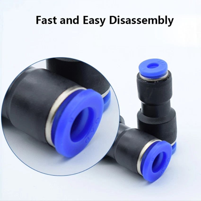 Reducer Straight Push-In Fittings | Pneumatic Tube Connector 4mm–16mm