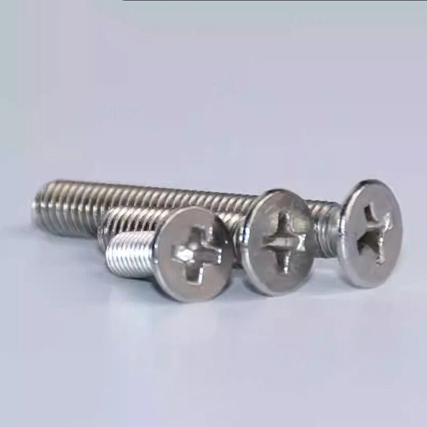 A2 Stainless Steel Phillips Flat Head Machine Screws | UNC 4 - 40 to 1/4 - 20 - HomeDIYer