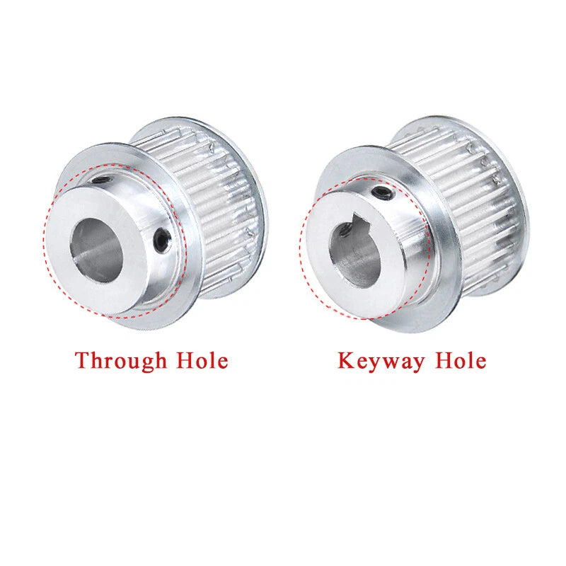 3M Timing Belt Pulley 12-45 Teeth BF/K Type Synchronous Wheel Bore 3mm-25mm