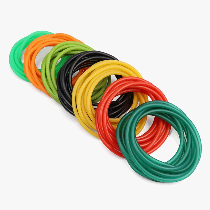 Natural Latex Rubber Tubing — ID 1.6mm to 6mm, Multi-Color, Cut-to-Length