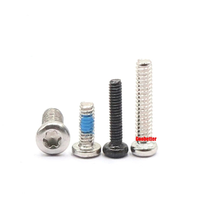 PM1.2–M5 Torx Pan Head Machine Screws – Carbon / 304 Stainless Steel, Micro Plum Round Head Bolts