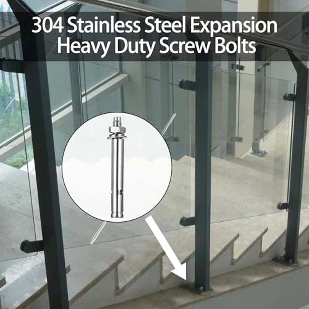 Stainless Steel Expansion Anchor Bolts for Concrete & Masonry — M6 to M20