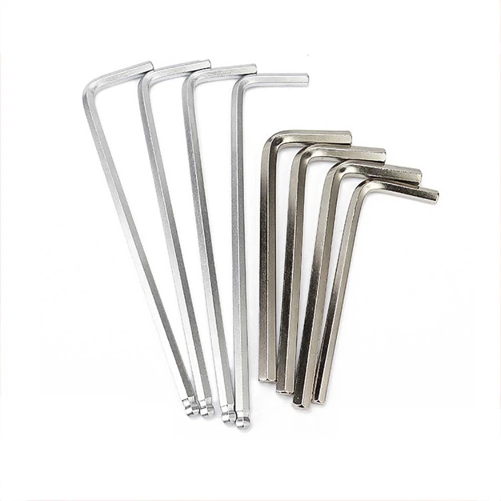 Hex Keys 1.5-2.2mm Allen Keys Ball/Flat End Hex Key Hex Wrenches Alloy Steel