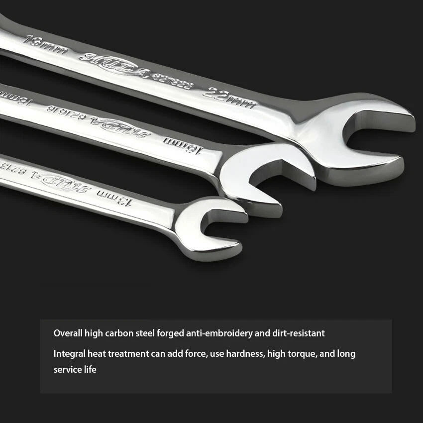 Open Ended Wrench Spanner Metric 5.5mm-46mm Double End Hand Tool Carbon Steel