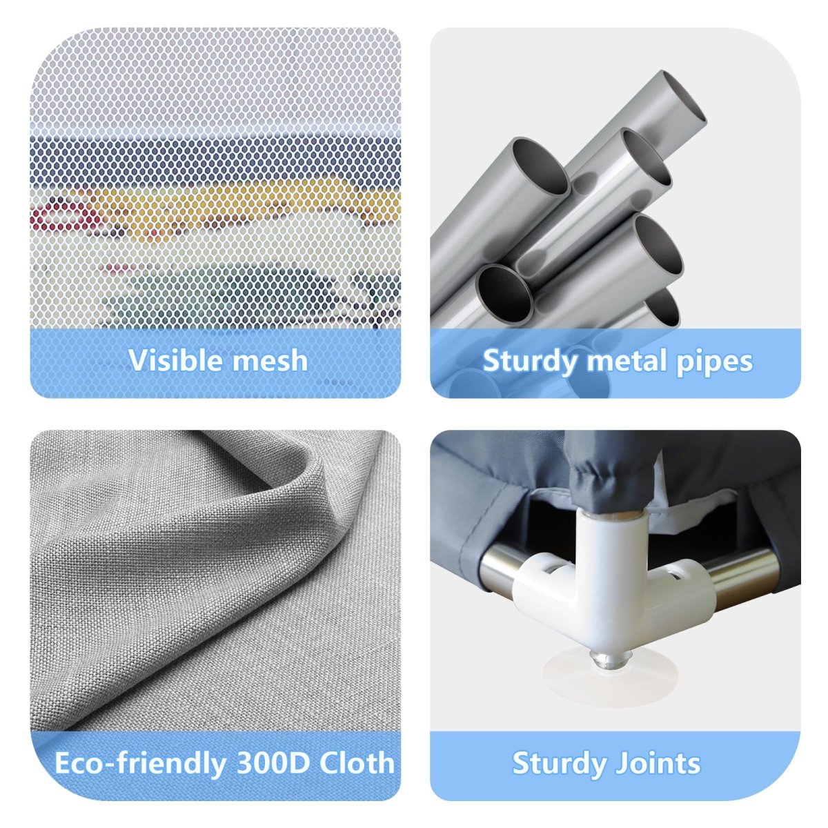 71" * 59" Baby Playard Cloth Playpen Removable Enclosures for Indoor and Outdoor Use Care for Children and Pets - HomeDIYer