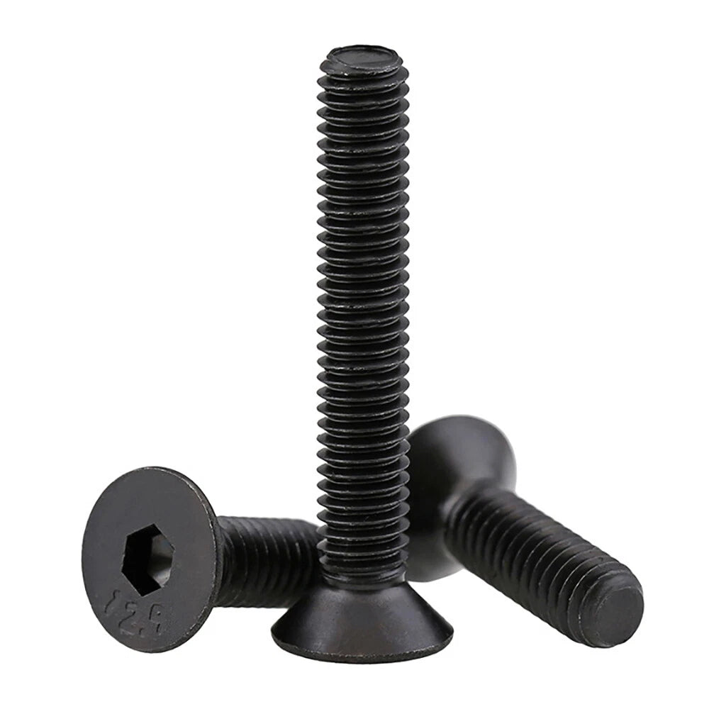 M12 Countersunk Bolts Allen Key Socket Screws DIN7991 High Tensile Grade 12.9