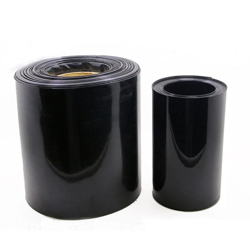 PVC Heat Shrink Tubing for RC Battery Pack, LiPO NiMH NiCd – Black, 7mm to 500mm