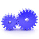 1.5 Modulus Blue Nylon Spur Gear, Flat Gears 12 to 100 Teeth, 6mm/8mm/10mm Bore