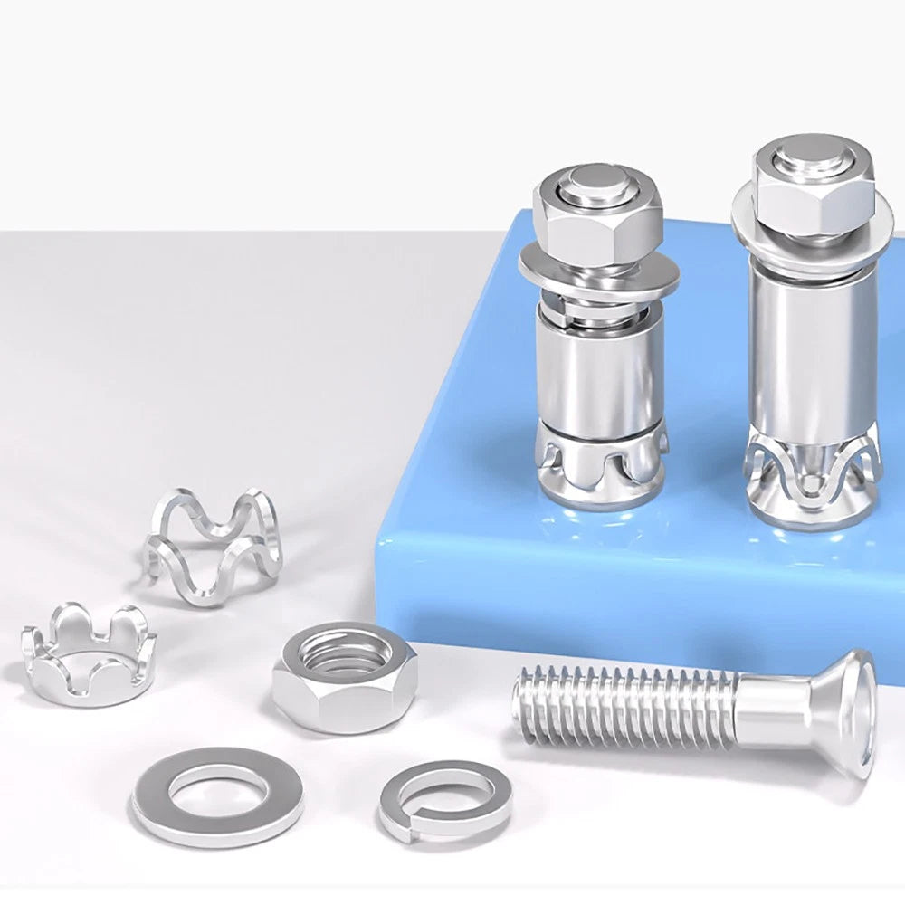M6 M8 Stainless Steel Expansion Bolts for Marble & Concrete — 304 / 201 SS, 20–40mm