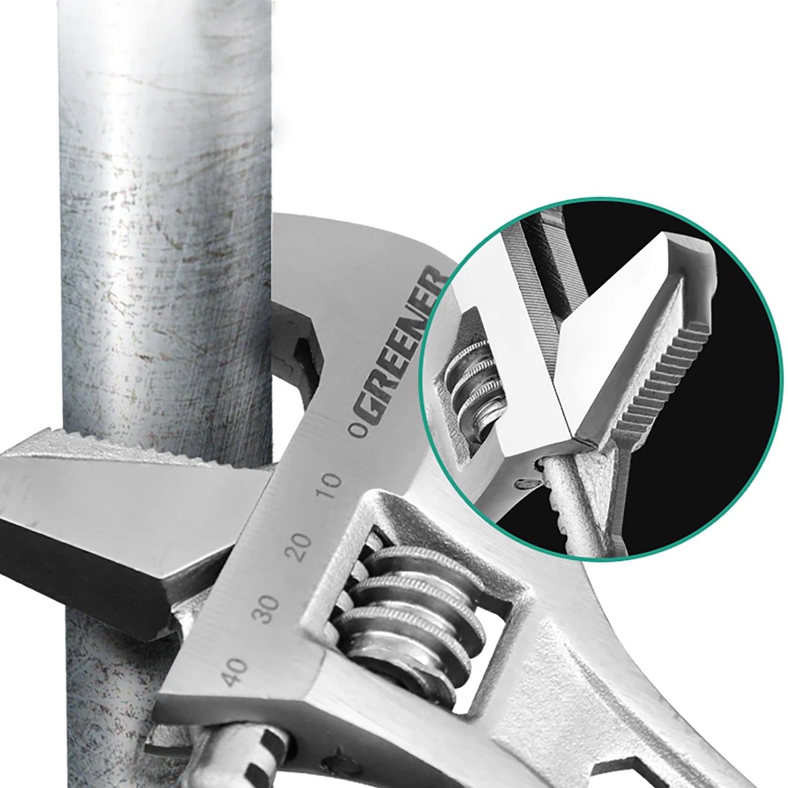 Adjustable Spanner Wrench 12"300mm Chrome Vanadium Steel Professional Hand Tool