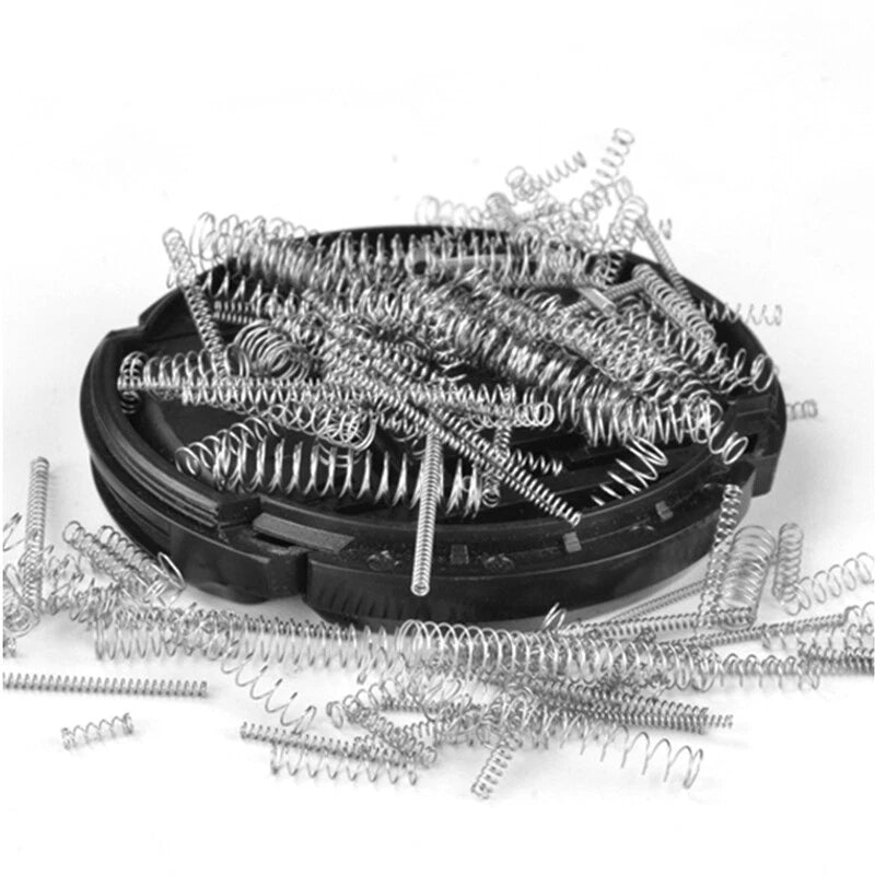 10Pcs Spring Steel Compression Pressure Springs 0.3mm Wire Diameter OD 4.5mm-8mm