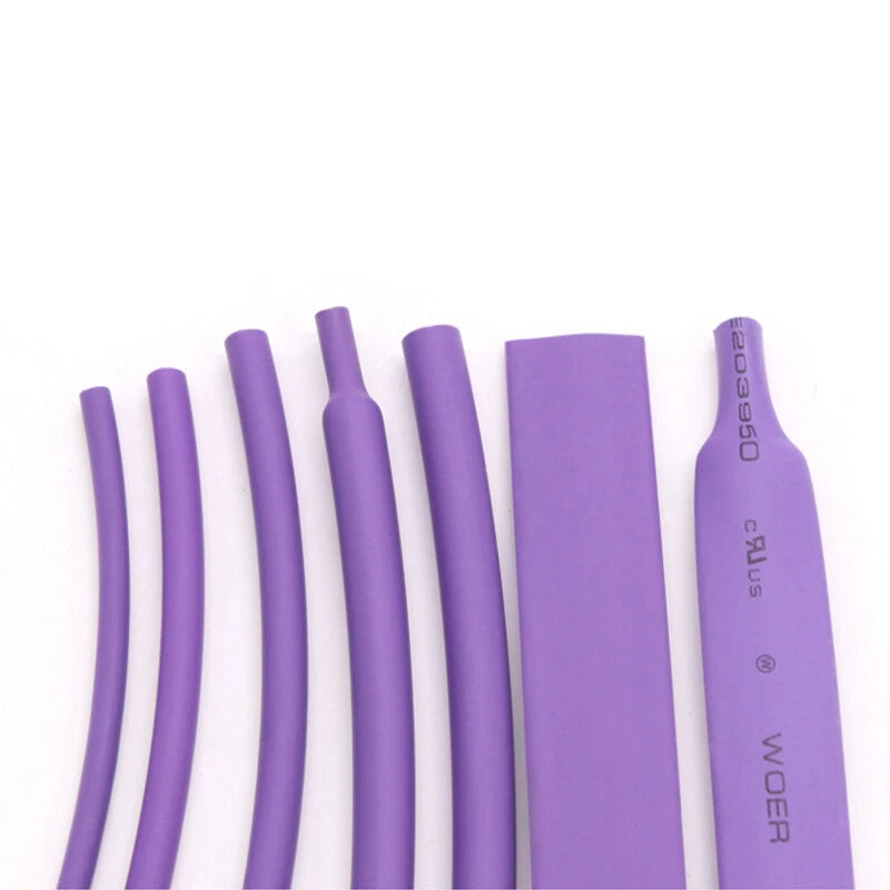 Purple Heat Shrink Tubing 2:1 — φ1.5mm to φ50mm | Electrical Wire Sleeve