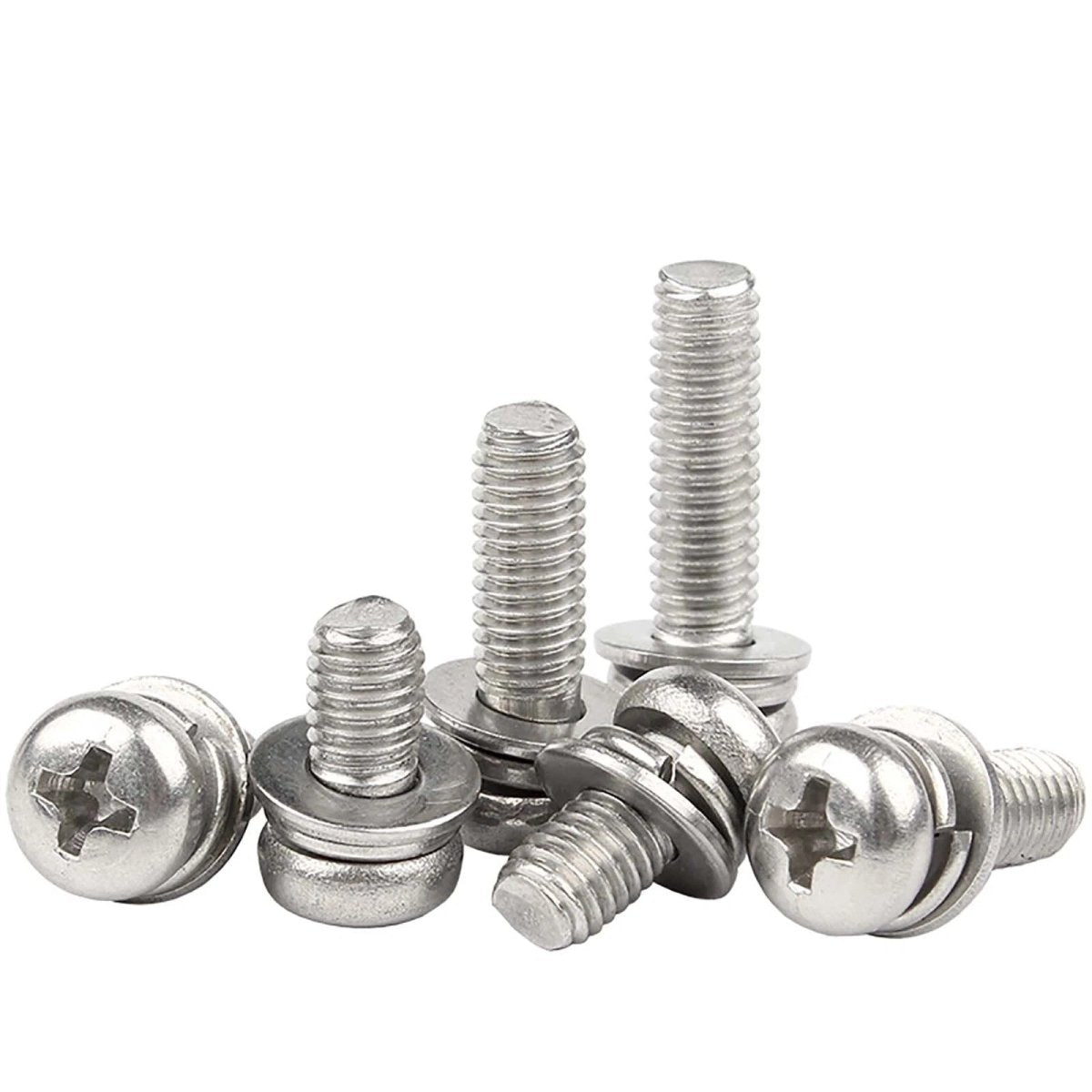 M2–M10 Phillips Button Head Machine Screws — 304 Stainless Steel - HomeDIYer