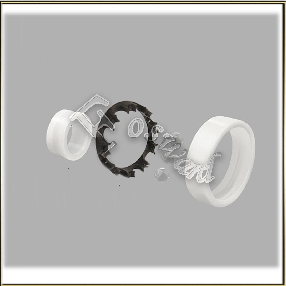 POM Plastic Bearing 603 - 6812 Deep Groove Ball Bearings Waterproof Various Size