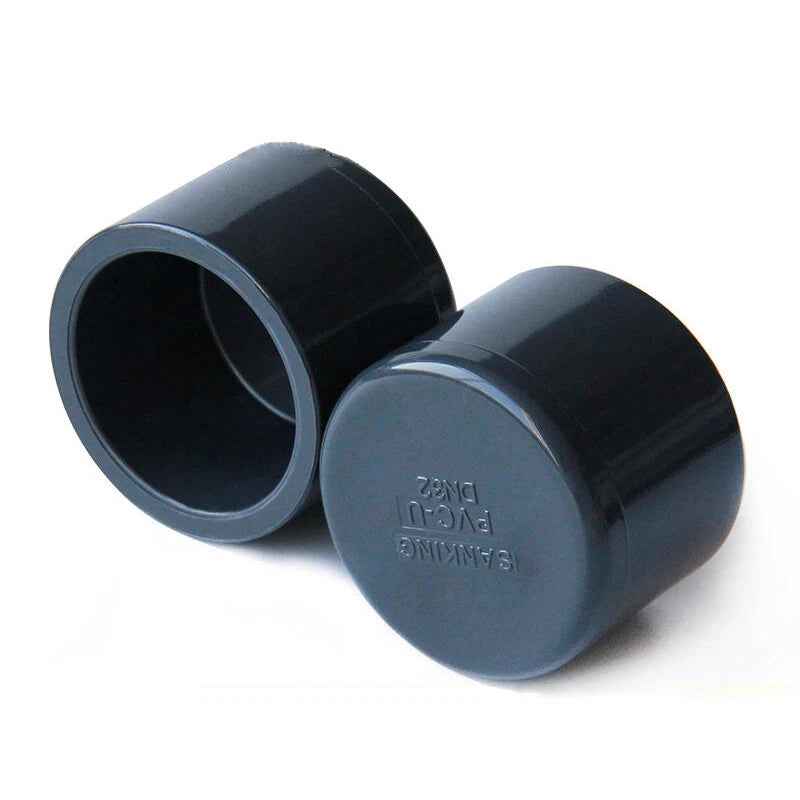 UPVC PVC Cap End Caps Plug Blanking I.D. 20mm-200mm Adhesive Drain Pipe Fittings