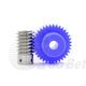 Module 1 Steel Worm Shaft Plastic Worm Gear Wheel 15 - 80 Tooth Nylon Precision