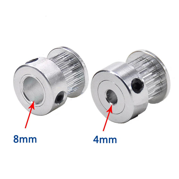 2GT 16-110T Timing Belt Pulley Pitch 2mm With Step Width 11mm For 3D Printer CNC