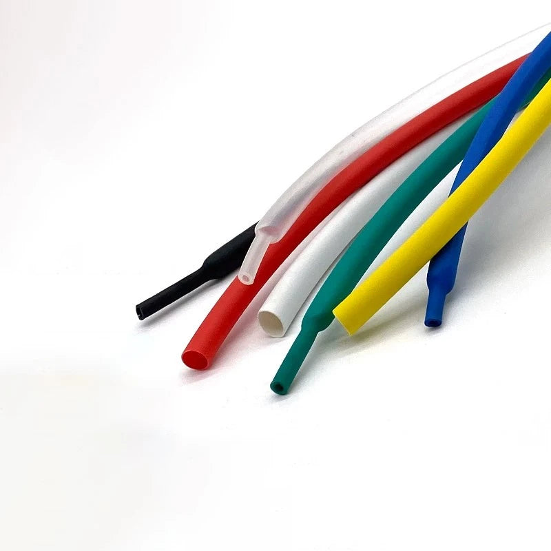 Heat Shrink Tubing 2:1 – 1m Insulated Wire Cable Sleeve, 1–100mm ID, 7 Colors