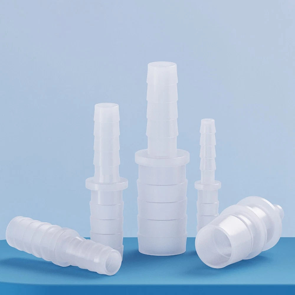 Plastic Straight Barbed Connector Reducer Joiner Tubing Pipe Hose Fitting Water