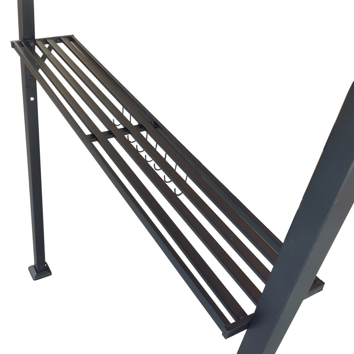 Outdoor Grill Gazebo 8 x 5 Ft, Shelter Tent, Double Tier Soft Top Canopy and Steel Frame with hook and Bar Counters - HomeDIYer